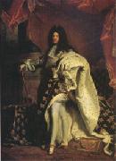 Hyacinthe Rigaud Louis XIV King of France (mk05) Spain oil painting artist